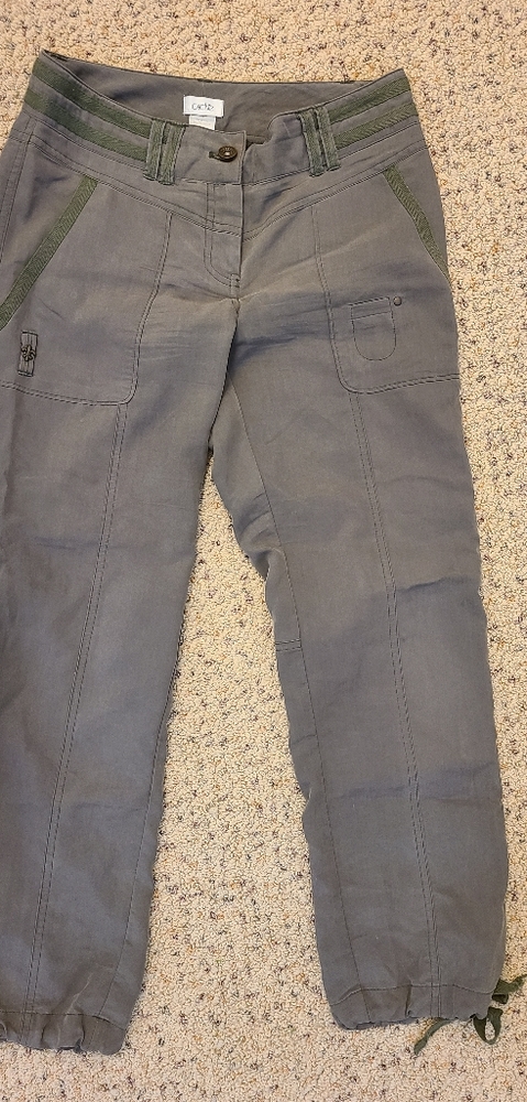 Cache Crop Pants With Ties. - image 3